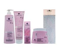 SET COLOR Mantenimento Colore, Per Capelli Colorati. Con Cheratina, Collagene Ed Elastina: Shampoo 500ml + Balsamo 300ml + Maschera 500ml + Elisir Serum 100ml + Fascia Per Capelli