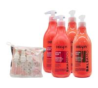 SET COLOR PLUS, Con Estratto Di Papavero e Revocolor Complex. Per Capelli Colorati o Con Mèches: Shampoo Protettivo 500ml + Balsamo Protettivo 500ml + Kit Bottiglie Da Viaggio (2xSH+2xBL+1xKitViaggio)