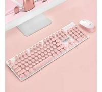 Set colorato di tastiera e mouse wireless, connessione wireless 2.4G affidabile per Windows, laptop, smart TV e altro, lavorazione squisita, robusto