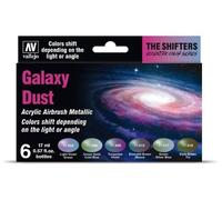 Set colori aerografo Vallejo Galaxy Dust 77092 | 6 x 17 ml.