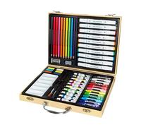 Set Colori per Bambini | Set Con Pastelli Per Disegno Per Adolescenti - Materiali Artistici Con Colori Vivaci Per Attività Creative in Famiglia, Estivi e Laboratori