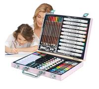 Set Colori per Bambini | Set Con Pastelli Per Disegno Per Adolescenti | Materiali Didattici per Creatività, Colori Vivaci per Ispirazione Artistica, Viaggi, Estivi e Attività Ricreative