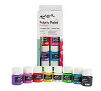 Set Colori per Tessuti 8 pezzi x 20ml Pitture Permanenti Tessili di Alta Qualità