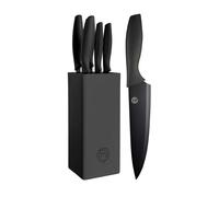 Set Coltelli da Cucina con Ceppo Universale Portacoltelli con Lama Affilato per