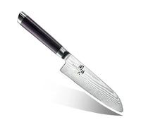 Set coltelli damasco Kai Seki Magoroku, coltello Santoku e pane, Made in Japan