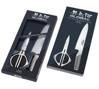 Global Coltello da cuoco G2210:G02 e forbici da cucina GKS210 giapponesi