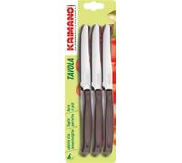 Set Coltello da tavola Kaimano Dinamik Inox cm 11 Vari Colori 6 Pezzi