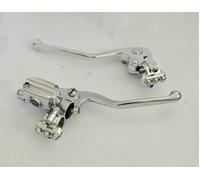 Set comandi manubrio 1", pompa Grimeca pist.14mm lucidato 3+3 pulsanti