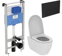 Set combi-Pack set con copriwater Ideal Standard i.Life O T572501, modulo di installazione Ideal Standard Prosys R020467, R0121A6