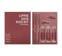 Set Combinati per Labbra | Per Labbra A Lunga Durata | Trucco per a | Per Donne, Ragazze, Viaggio, Business, Trasferta, Palco, Appuntamento, Riunione, Shopping