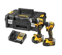 Set combinato Dewalt 18V XR DCF850+DCD800 2x5 Ah DCK2051P2T