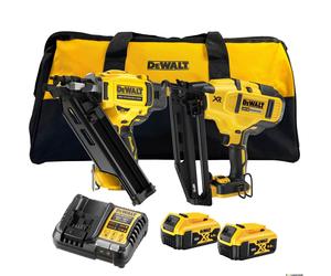 Set combinato di chiodatrice a batteria e senza spazzole DeWalt DCN692+DCN660 DCK246P2