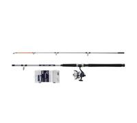 Set Combinato Di Shakespeare Salt Boat Basher / Canna Da Pesca E Mulinello
