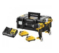 Set combinato di utensili a batteria DeWalt 12V DCK2110L2T