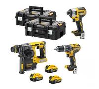 Set combinato di utensili a batteria DeWalt 18V DCK368P3T