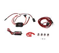 Set combinato RC spazzolato 050 60T Speed Motore RC 30A ESC 2 ROSSO ROSSO E 2 LUCI LEGGI BIANCHI APPROGNO