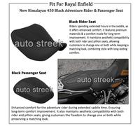 SET COMBINATO SEDILI ADVENTURE NERI" ADATTO PER ROYAL ENFIELD NEW HIMALAYAN 450
