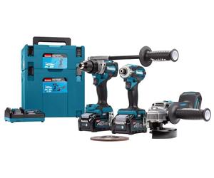 Set Combo XGT 40V Max Makita DK0125G301 DF001G • TD001G • GA005G • 2xBL4040