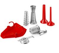 Tritacarne 8 Comby TRE SPADE - 60 kg/h - ghisa, con set di 8 accessori multiuso