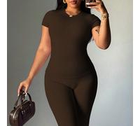 Set comodo per tutto il giorno, include una cintura modellante in vita, un outfit versatile, un set essenziale di abbigliamento sportivo comodo ma alla moda, un set di abbigliamento da relax, un set d