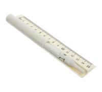 Set Compasso Penna Righello Giallo Multifunzione in Plastica e Metallo