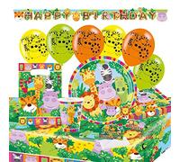 Set Compleanno Animali della Giungla