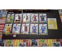 SET COMPLETO 10 PLATINUM CARD CALCIATORI 2019-20 ADRENALYN XL PANINI +LEAFLET