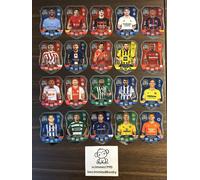 SET COMPLETO 20 CARD TOPPS MATCH ATTAX 2022 2023 23 UCL PRO ELITE SCUDO SH CROME