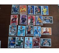 SET COMPLETO 20 CARD UOMINI COPERTINA CALCIATORI PANINI 2017/2018 DYBALA CHIESA