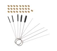Set Completo 25 pz Ugelli Principali Carburatore M6 con Spazzola Pulizia per Mot