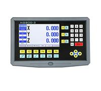 Set completo 3 Asse Lcd. Lettura digitale con 3 pezzi 0-1000mm Sensore codificatore in vetro lineare in vetro for tornio da fresatura YH800-3, DRO digitale(HS800-3 LCD display)
