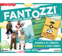 Set Completo 4 figure Fantozzi Paolo Villaggio Filini Booklet Ed + Disco Orario