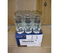 Set Completo 6 Bicchieri Di Vetro Shot Pubblicitari Limoncello Di Capri 6CL