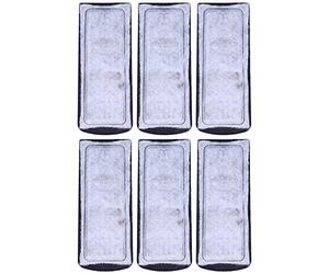 Set Completo 6 Filtri di Ricambio per Acquario con Spugna di Cotone e Carbone Attivo per Pulizia Acqua e Cattura Residui