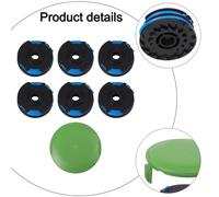 Set completo 7 bobine e tappo per decespugliatore per greenworks modelli 21212