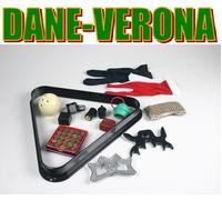 SET COMPLETO ACCESSORI BILIARDO POOL - Kit 12 Pezzi