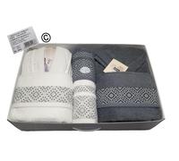 Set Completo Bagno Asciugamani Accappatoio 8pz Ferlen Veneto Made in Italy