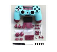 Set completo blu per pulsanti di riparazione della custodia per DualShock 4 PlayStation 4 PS4 Pro jds 040 JDM-040
