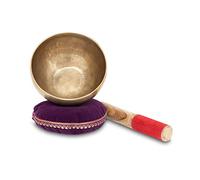 Set Completo Campana Tibetana XDrum Omshanti 13 cm - Peso: 500g - fatta a mano in India - ideale per meditazione e terapia - include cuscino e battente abbinati