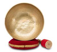 Set Completo Campana Tibetana XDrum Omshanti 39 cm - Peso: 5800g - fatta a mano in India - ideale per meditazione e terapie - include cuscino e battente abbinati