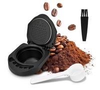 Set Completo Capsula Ricaricabile per Dolce Gusto | 1x Capsula in Plastica Design, Misurino e Spazzolino per Pulizia - Compatibile con Piccolo XS, Genio S/Plus, EDG305, EDG260