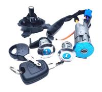 Set Completo Cilindro Serratura Porta Sinistra Con 2 Chiavi Cilindro Serratura Accensione Compatibile Con Peugeot Per 206 207 Serratura Interruttore Cilindro
