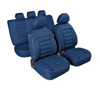 Set completo coprisedili fodere imbottiti De-Luxe Sport Edition BLU