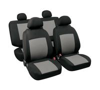 Lampa Coprisedili Procida 54956 – Set fodere Stretch-Fit Poliestere Materiale espanso Nero/Grigio