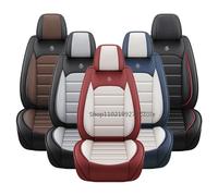Set completo Coprisedili per auto Protezione per panca divisa anteriore e posteriore in pelle PU Quattro stagioni universale adatta alla maggior parte degli accessori per auto SUV per auto