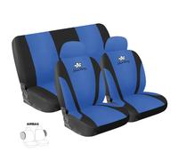 Set completo coprisedili universali Simoni Racing Daisy microfibra blu
