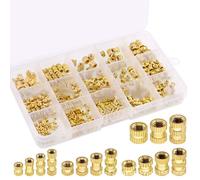 Set completo dadi filettati in ottone 370 pezzi per soluzioni di fissaggio affid
