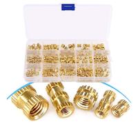 Set completo dadi filettati in ottone 370 pezzi per soluzioni di fissaggio affid