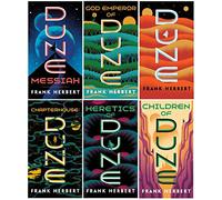 Set completo della serie Dune (6 libri) Dune; Duna Messia; Figli di Dune; Dio imperatore di Dune; Eretici di Dune; Duna della sala capitolare
