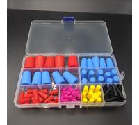 Set completo di 100 tappi conici in silicone per pittura e anodizzazione